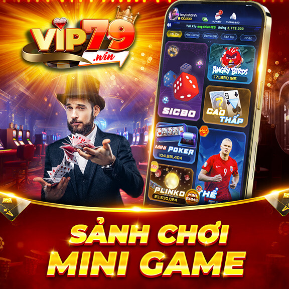 Sảnh chơi mini game tại cổng game Vip79